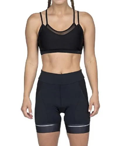 Bermuda Feminina Ciclismo Supreme Preto / Branco Woom Promoção