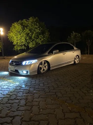 Honda Civic Sedan LXS 1.8 2008 fLEX 16V Drl Suspensao AR Multimidia Completo