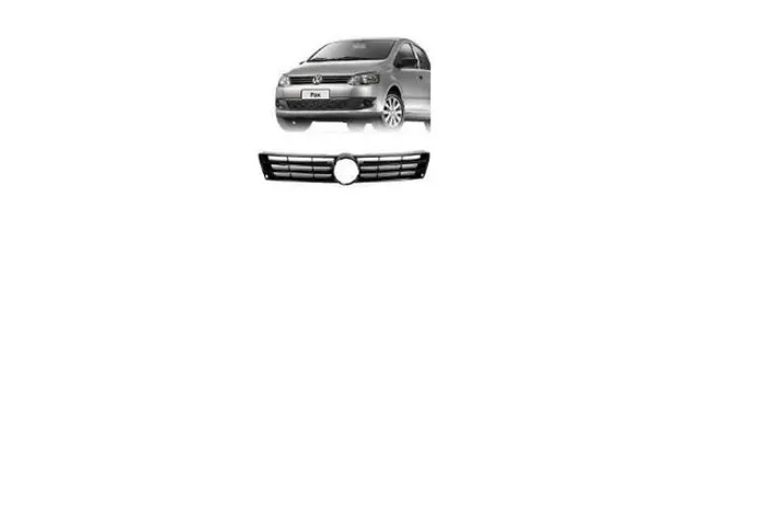 Grade Radiador VW Fox Crossfox Preta Piano 2010 2011 2012 