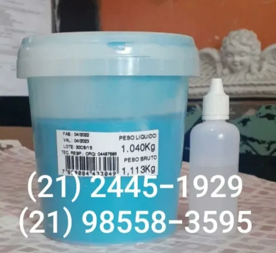 Borracha de Silicone Azul com catalisador PROMOÇÃO NO RIO DE JANEIRO