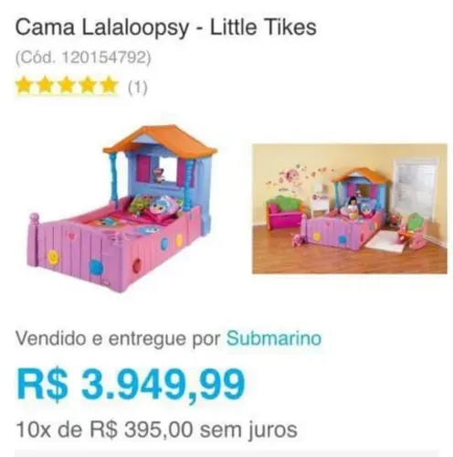 Cama importada little tikes