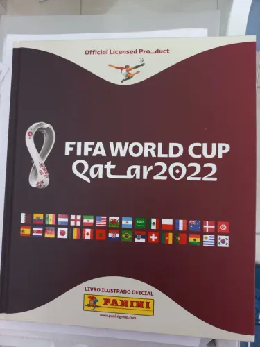 ÁLBUM CAPA DURA COMPLETO COPA DO MUNDO FIFA QATAR 