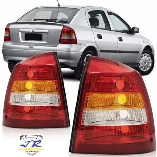 Par Lanterna Traseira Astra Hatch 1999 2000 2001 2002 Tricolor