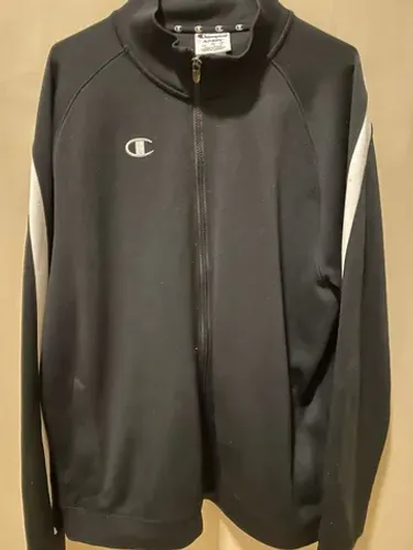 Casaco Champion Preto e Branco (G) - Original