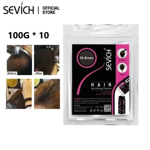 maquiagem capilar em po de queratina 100g sevich novo na embalagem.