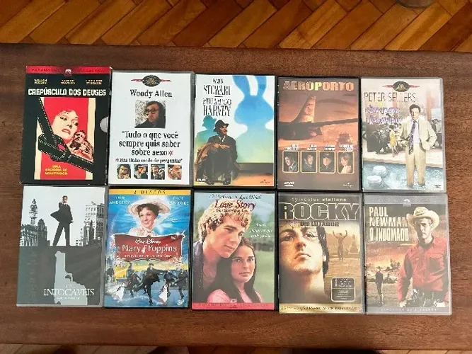 DVDs nacionais (clássicos, raros, séries, dvds duplos)