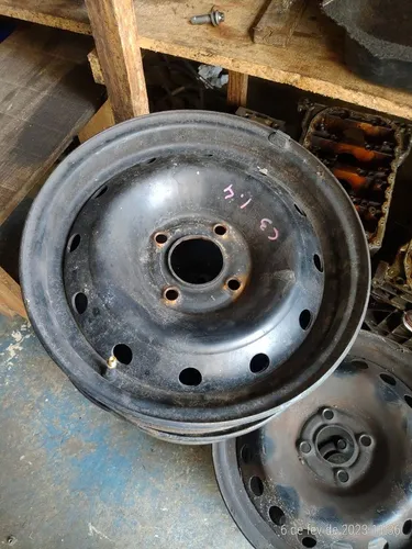 Roda de ferro original Citroen C3 aro 14 unidade 