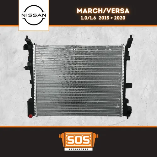 Radiador Nissan March/Versa 2015/2020