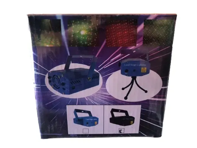 (NOVO) Laser led projetor luz FES-9202