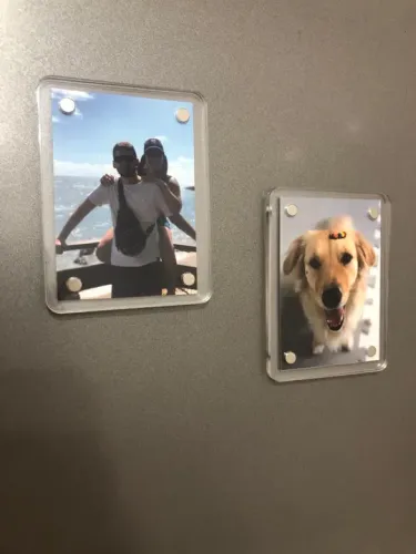 PORTA RETRATO EM ACRÍLICO COM ÍMÃS