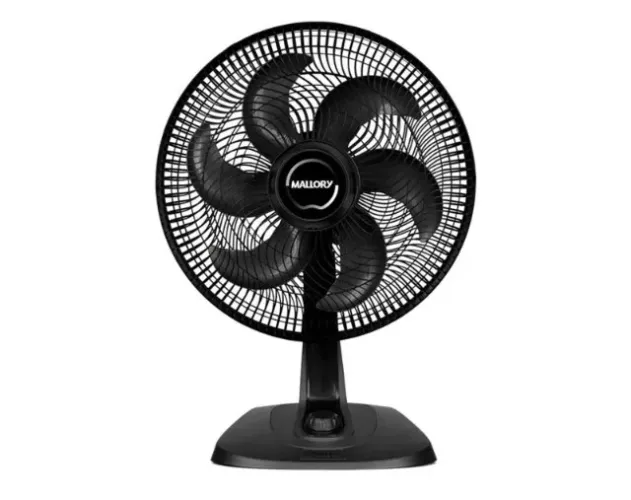 Ventilador Mallory Mesa e Parede Turbo Fresh 40cm, 126W, Silencioso, Hélice de 6 pás, Grad