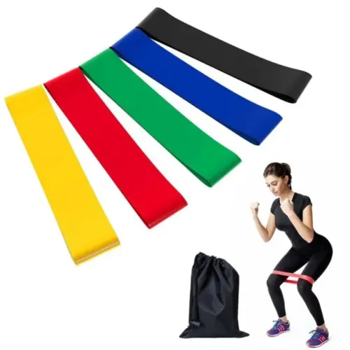 Elastivo Mini Band Kit C/5 Pças Fitness Nv Uxs