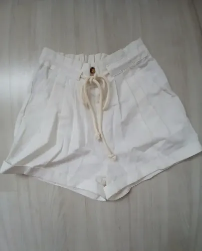 Short de linho feminino