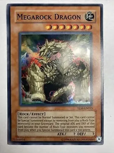 Yugioh!!! Megarock Dragon [tlm-pt015] Super Rare