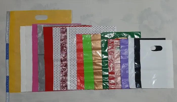 Sacolas plástica para presente