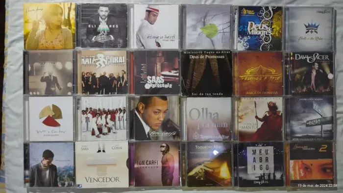 Coleção 24 CDs gospel de adoração originais