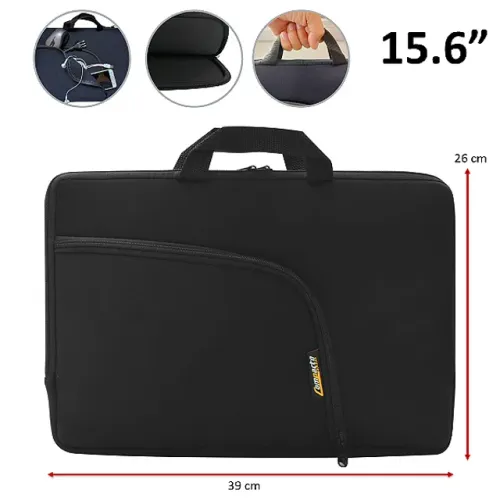 Capa para Notebook Até 15.6" Com Bolso, Preto - Compacto Capas em São Luís ma