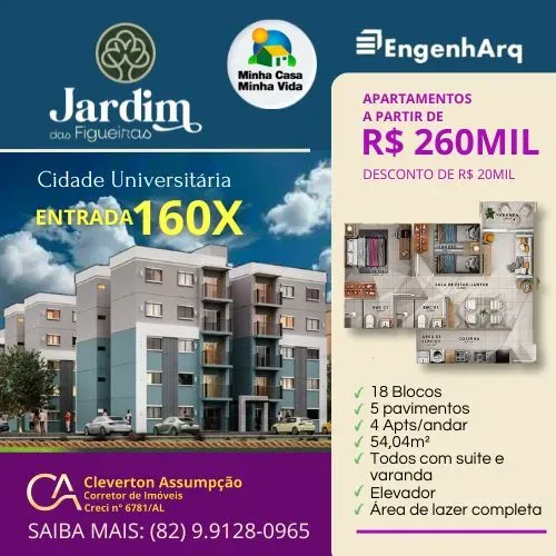 MORE EM FRENTE AO SHOPPING - JARDIM DAS FIGUEIRAS 