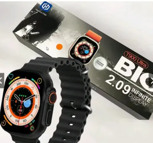 Relógio Inteligente T900 Pro Ultra Big Original Tela de 2.09 49mm Upgrade 2024 AppleWatch