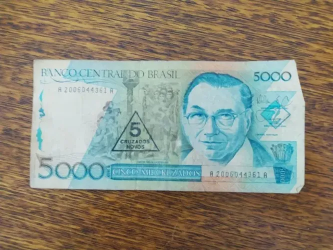 Nota De Cinco Mil Cruzados