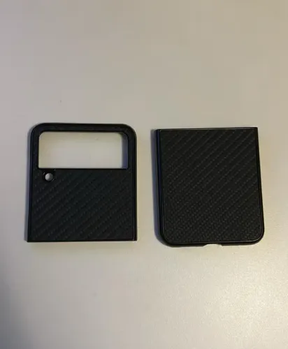 Capa Protetora Fibra De Carbono P/ Samsung Galaxy Z Flip 4