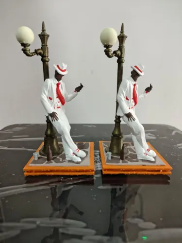 Miniatura Zé Pilintra - Resina 3D artesanal, detalhes pintados à mão