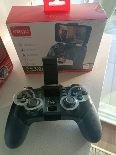 Controle Ipega PG 9076  Bluetooth 3 em 1 para Android, IOS e PC
