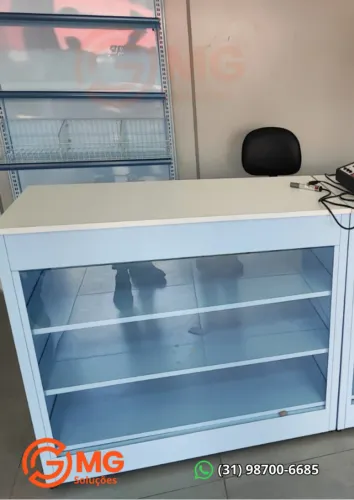 Balcão Vitrine Expositor para Comércio