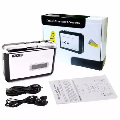 Ezcap Áudio Fita K7 conversor para pen drive analogico para digital