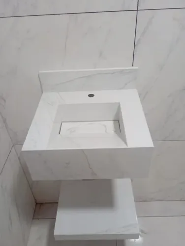 Pia para banheiro em porcelanato