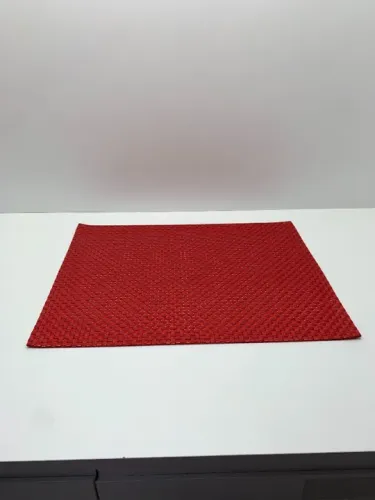 Kit de Jogo Americano Vermelho (4pçs)