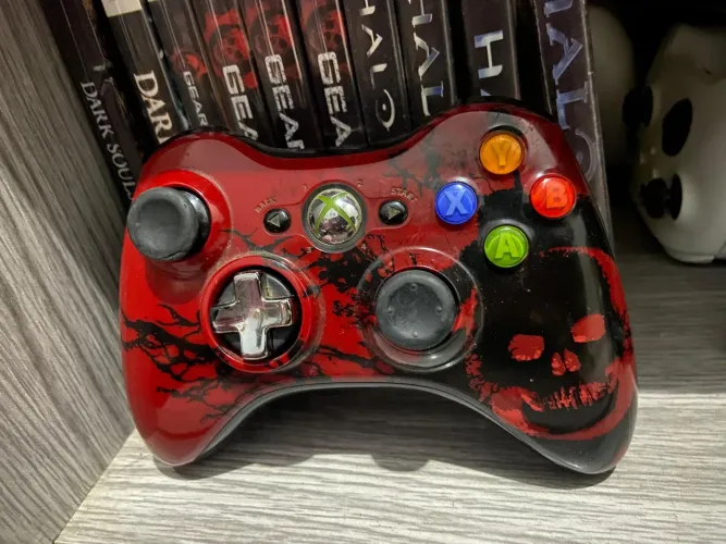 Controle Xbox 360 edição limitada Gears of War