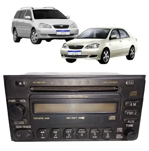 Radio Corolla SEG 2004 a 2007 Original Toyota