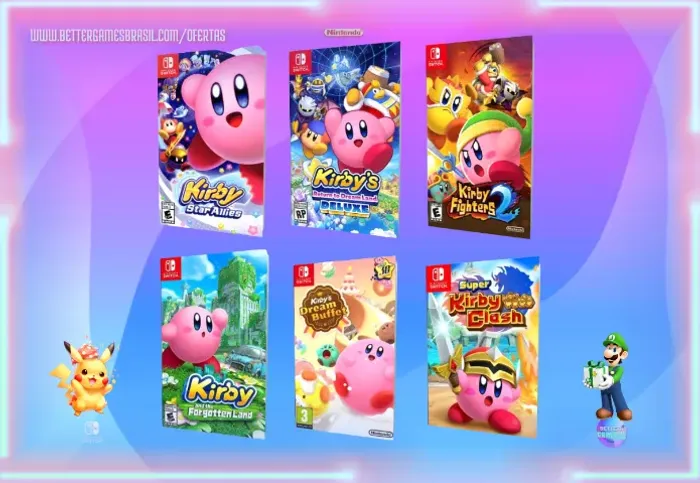 Kirby 2 Buffet Forgotten Dreamland . Star Land Allies 1 . Fighters 2 . Nintendo Deluxes