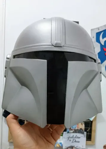 Capacete The Mandalorian 1:1 - Cosplay Star Wars | Novo