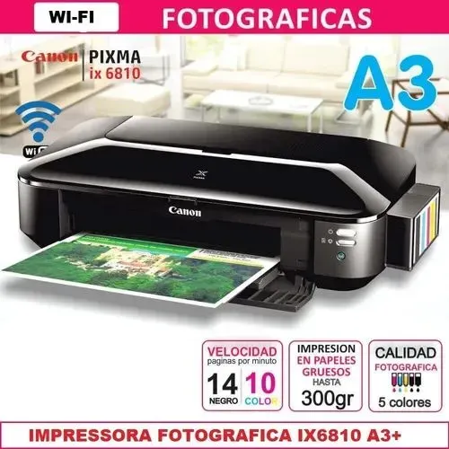 Instalamos bulk ink canoniX6810  