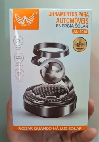 Enfeite Giratório Solar para Carro - AL-3010
