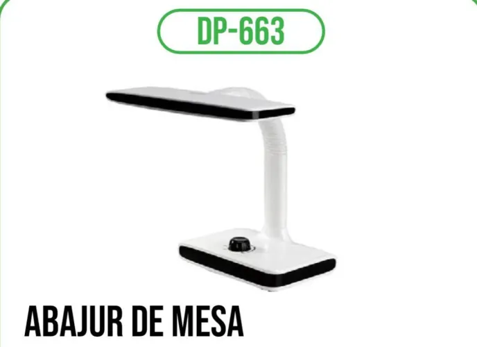 Abajur de Mesa Branco - DP-663