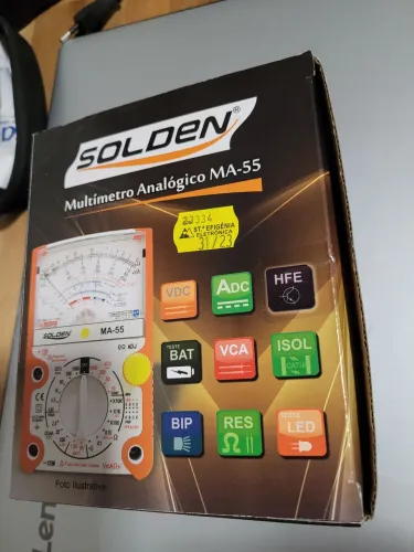 Multímetro Analógico Solden MA-55 - Novo