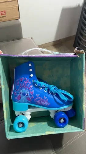 Patins Infantil Stitch - Tamanho Ajustável