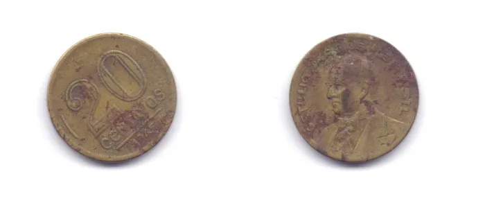 Moedas antigas Brasileiras de 1945 lote nº 5.- Cód. 410 -