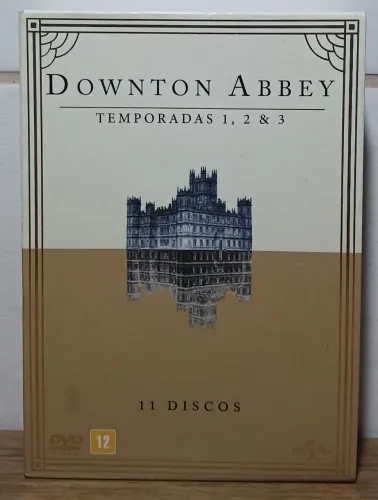Coleção downton abbey temporadas 1,2 e 3 em inglês 