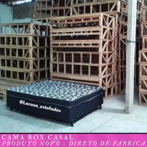 Cama box Casal - Novo