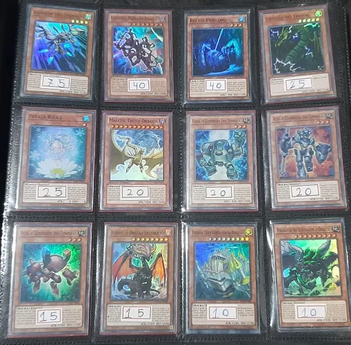 Cartas super raras de yu-gi-oh, leia a descrição !!!