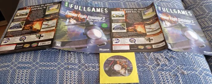 Revista Fullgames Ano 8 Nº 81 + Jogo Combat Flight Simulator 3