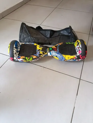Hoverboard Mannatech 6.5? Graffiti + Bolsa + Bluetooth - Pouquíssimo Uso