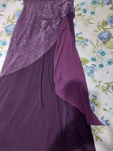 Vestido longo para festa. Usado uma vez. Passo cartão.