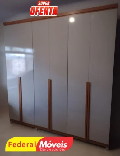 Guarda Roupa com 6 Portas, Novo e com Muito estilo para seu Quarto!