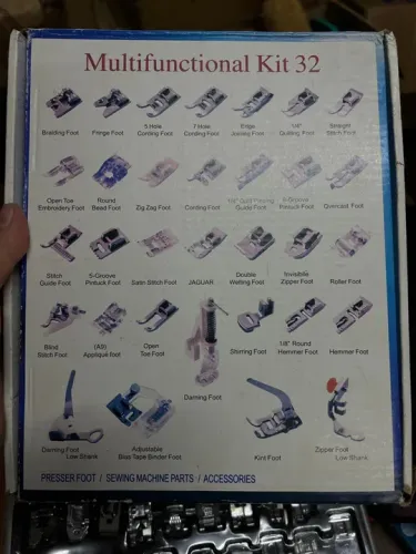 Kit de Pés de Máquina de Costura - 32 Peças
