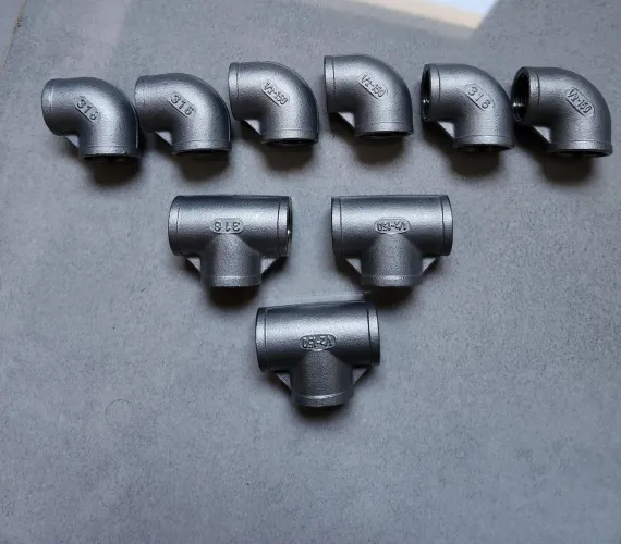 Conexões de aço inox 316 rosca 1/2 bsp